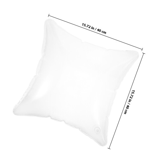 Coussin Gonflable Transparent PVC Portable Confort Pour Camping 1