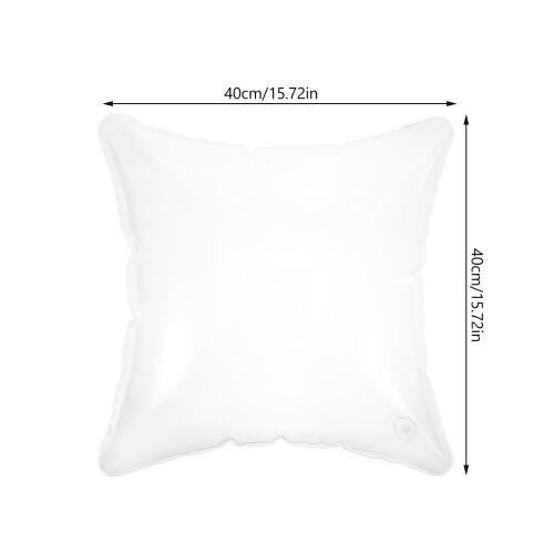Coussin Gonflable Transparent PVC Portable Confort Pour Camping 2