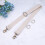 2Pcs Beige Adjustable Canvas Bag Shoulder Strap for Crossbody Handbag 8