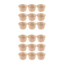 100St Khaki Muffin Papierliners Voor Baksels & Feestelijke Desserts
