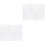 4Pcs White Embroidered Cross Stitch Cloth Cotton for Various Projects 4
