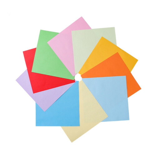 500Stk Vielfarbiges Handarbeits-Papier Für Basteln