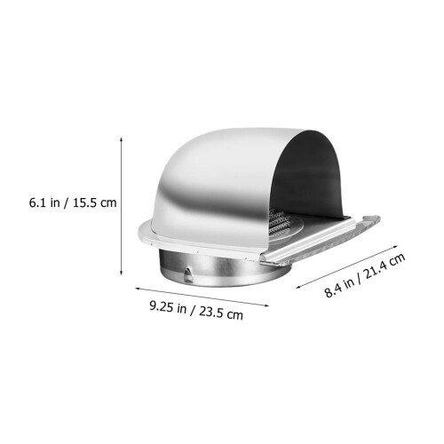 grille de ventilation en acier inoxydable pour extraction aération 1