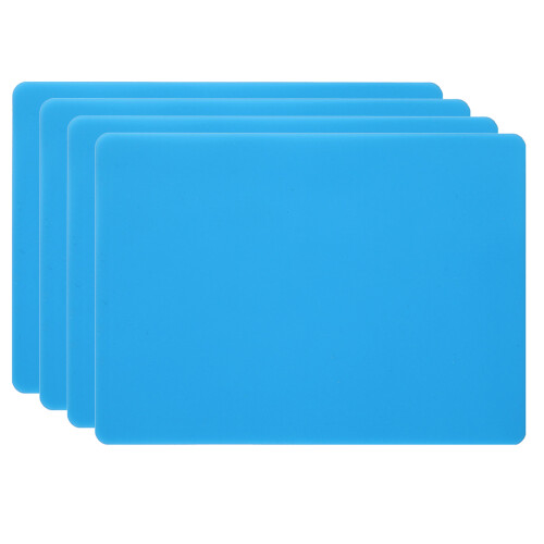 8Pcs Sky Blue Silicone Sheet for Resin Craft DIY Multipurpose Mat 1