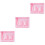 3Pcs Pink PP Chopsticks Holder Draining Tableware Organizer 5