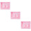 3Pcs Pink PP Chopsticks Holder Draining Tableware Organizer 9