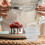 4 pièces coupes à dessert couvercles réutilisables 5