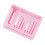 3Pcs Pink PP Chopsticks Holder Draining Tableware Organizer 10