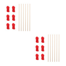 2 Sets Diy Lantaarnpaal Met Touw Voor Kinderen