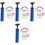 4Sets Outdoor Basketball Inflator Tool Compact Quick Pressure Pump 4