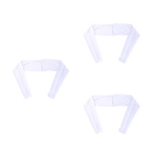 3St Witte Comfortabele Anti-Uv Arm Sleeves Ademend En Non-Slip Outdoor