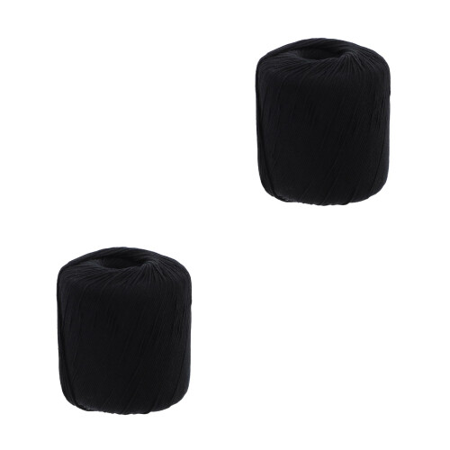 Katoenen Macramé Zwart Voor Knutselen 2