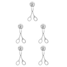 5Pcs Stainless Steel Silver Meatball Maker Tool for Food and Cooking