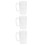 3Pcs Household Transparent Beer Cup with Handle for Beverages 7