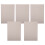 5Pcs Thickened Beige DIY Cardboard Sheets A3 Size for Handmade Crafts 1
