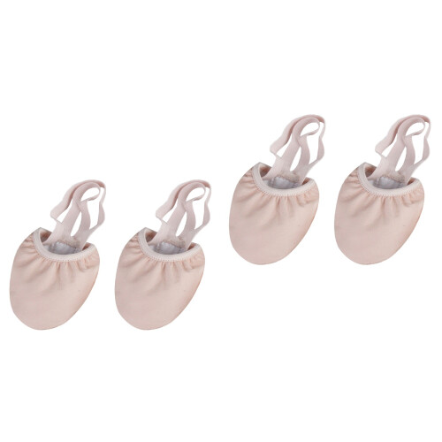 2Paren Paar Dansschoenen Roze Elastiek Half Professioneel En Ademend