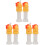 6Pièces Bouchons Étanches PP Pour Bouteilles Voyage Enfants 4
