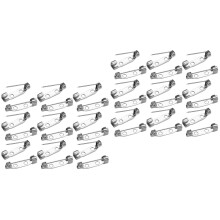 800Pcs Durable Silver Alloy Brooch Base Pins for Handicraft and Decor