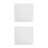 2Pcs White ABS Dry Wall Access Panel Decorative Electrical Panel Cover 7