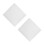 2Pcs White ABS Dry Wall Access Panel Decorative Electrical Panel Cover 8