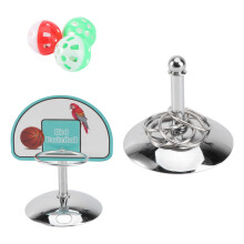 2Sets Metal Parrot Toy Set Multi Color Durable Bird Plaything