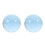 2Pcs Transparent Blue Resin Juggling Balls Professional Acrobatic Tool 1