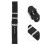 4Pcs Adjustable Black Nylon Watchband Replacement for Men Daily Use 8