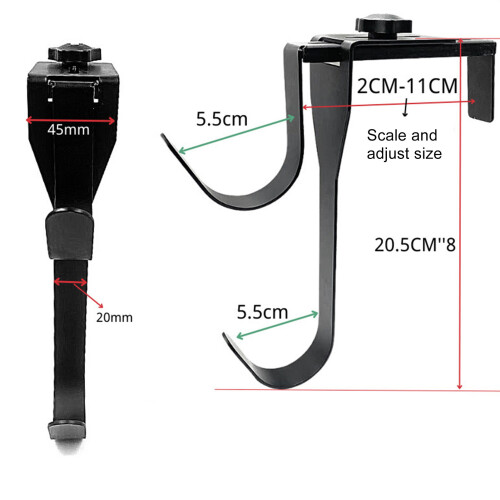 (2pcs) Heavy Duty Pool Pole Hanger for Telescopic Skimmers 2