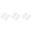 24Pcs White Resin Chopstick Holder Spoon Fork Stand for Dining Table 1