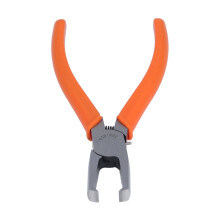 CRV Pince coupante à fil à bec incurvé à 90 degrés, 10 mm / 0,39 po