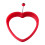 (Red) Heart Silicone Egg Mold for Pancakes 1