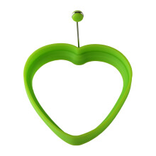 (Green) Heart Silicone Egg Mold for Pancakes