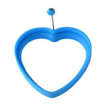 (Blue) Heart Silicone Egg Mold for Pancakes