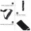 2Pcs Heavy Duty Exercise Handles Pull Strap for Resistance Bands Black 6