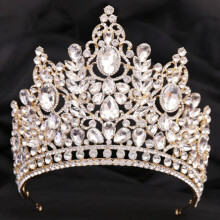 (2) Rhinestone Wedding Tiara for Cosplay & Balls
