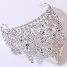 (1) Rhinestone Wedding Tiara for Cosplay & Balls