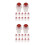 24Pcs Durable Jade Rollerball Tops for Essential Oil Roll-on Bottles 5