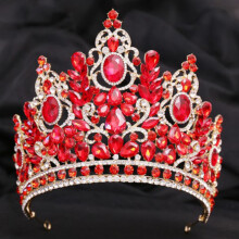 (3) Rhinestone Wedding Tiara for Cosplay & Balls