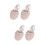 2Paren Paar Dansschoenen Roze Elastiek Half Professioneel En Ademend 6