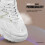 2Paires Baskets Mode Blanches -Terrain Semelles Robustes 6