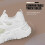 2Paires Baskets Mode Blanches -Terrain Semelles Robustes 7