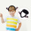 4Sets Soft Black Lamb Costume Accessories Sheep Ears Tail Set 9