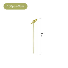 (9cm) 50pcs Bamboo Cocktail Picks for Party Desserts