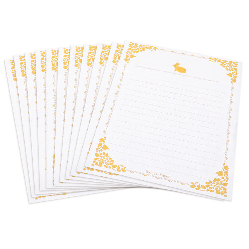 100Sheets White Kraft Letter Paper for Creative Writing and Greetings 2