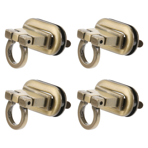 20Pcs Coffee Metal Purse Lock Clasp Replacement for Handbag Use 2