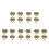 20Pcs Coffee Metal Purse Lock Clasp Replacement for Handbag Use 5