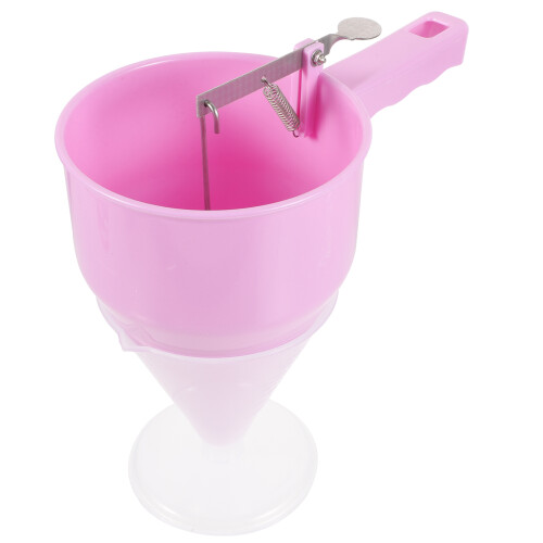 2Pièces Distributeur De Pâte Rose En Support Détachable 2
