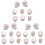 3Sets Nail Art Silicone Finger Spacers White for Use 3