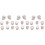 3Sets Nail Art Silicone Finger Spacers White for Use 5