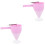 2Pièces Distributeur De Pâte Rose En Support Détachable 5